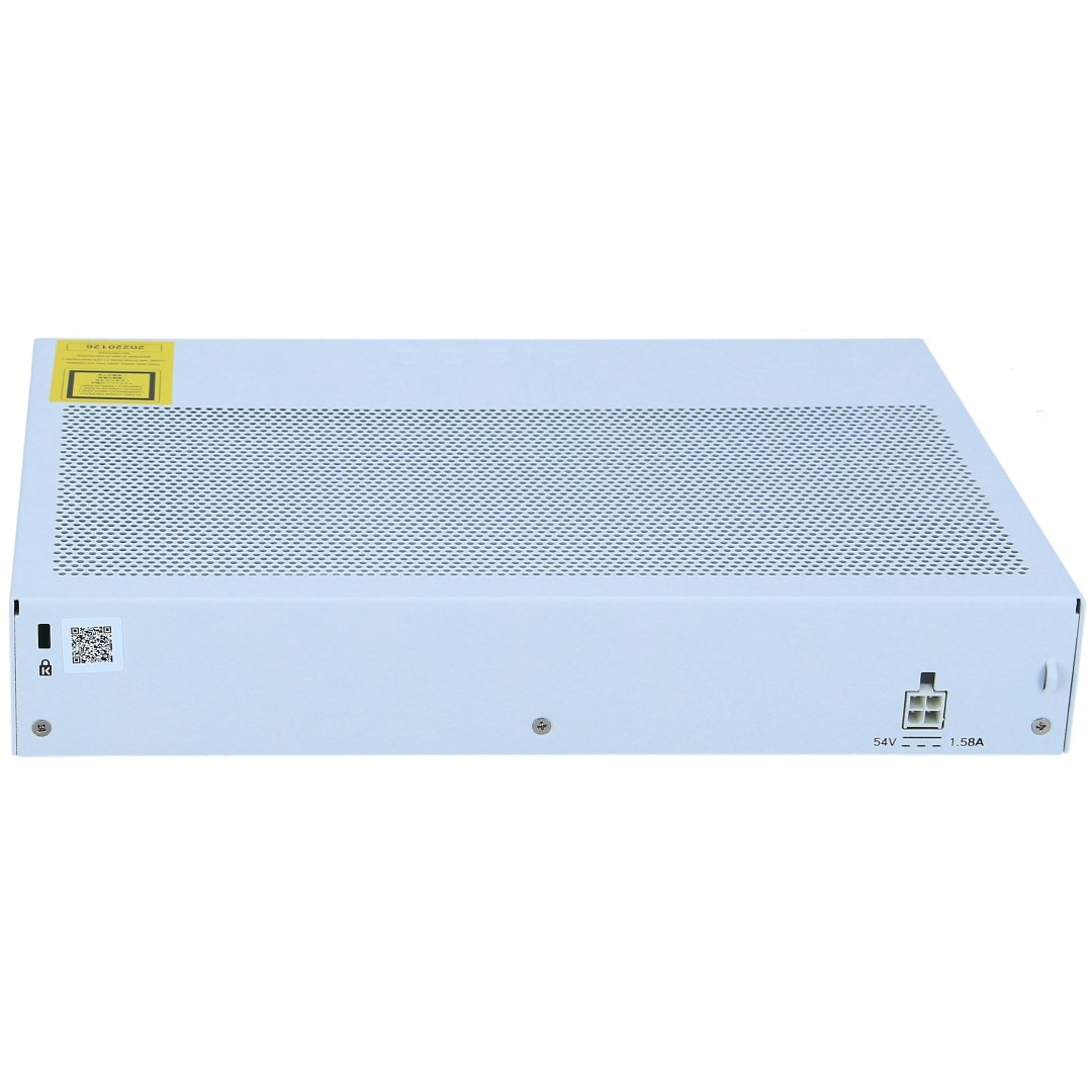 Cisco Business 350 Series CBS350-8P-E Managed Switch, 8-Port 10/100/1000 PoE+ 67W with 60W power budget &amp; 2 Gigabit copper/SFP combo ports, PA UK, Switch