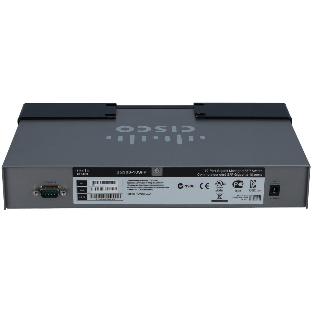 Cisco Small Business 300 Series SG300-10SFP Managed Switch, 8-Port 10/100/1000 (SFP) &amp; 2 combo mini-GBIC ports for UK
