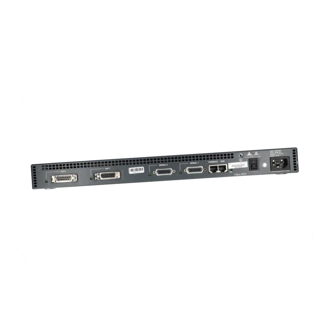 Cisco 2514 Router, 2 Ethernet, 2 serial, AC power supply