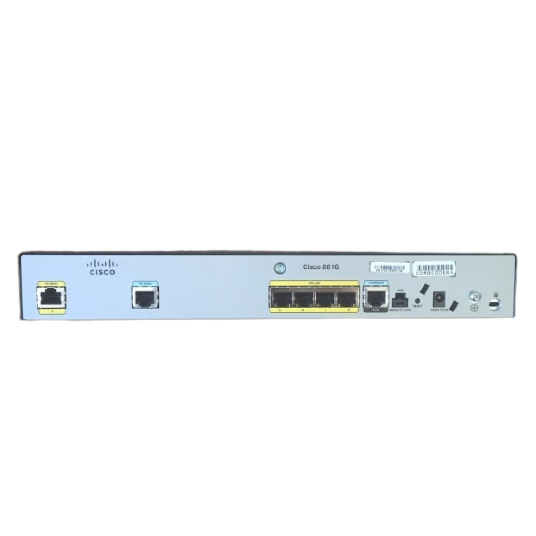 Cisco 881 Fast Ethernet Security Router supporting HSPA/UMTS/EDGE/GPRS—Global SKU with modem option: PCEX-3G-HSPA-G
