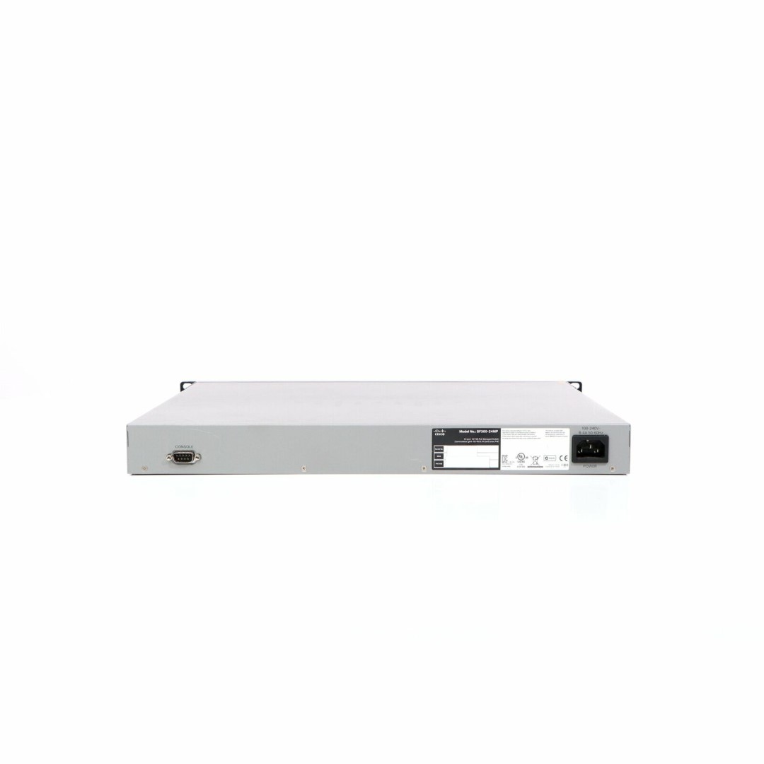 Cisco Small Business 300 Series SF300-24MP Managed Switch, 24-Port 10/100 PoE+ &amp; 2x 10/100/1000 Mbps ports &amp; 2 combo mini-GBIC ports