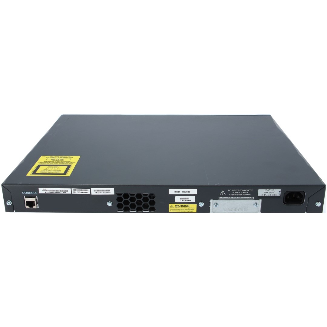 Cisco Catalyst 2960 48 10/100 PoE ports, 2 10/100/1000 &amp; 2 SFP Uplink ports, LAN Base Image