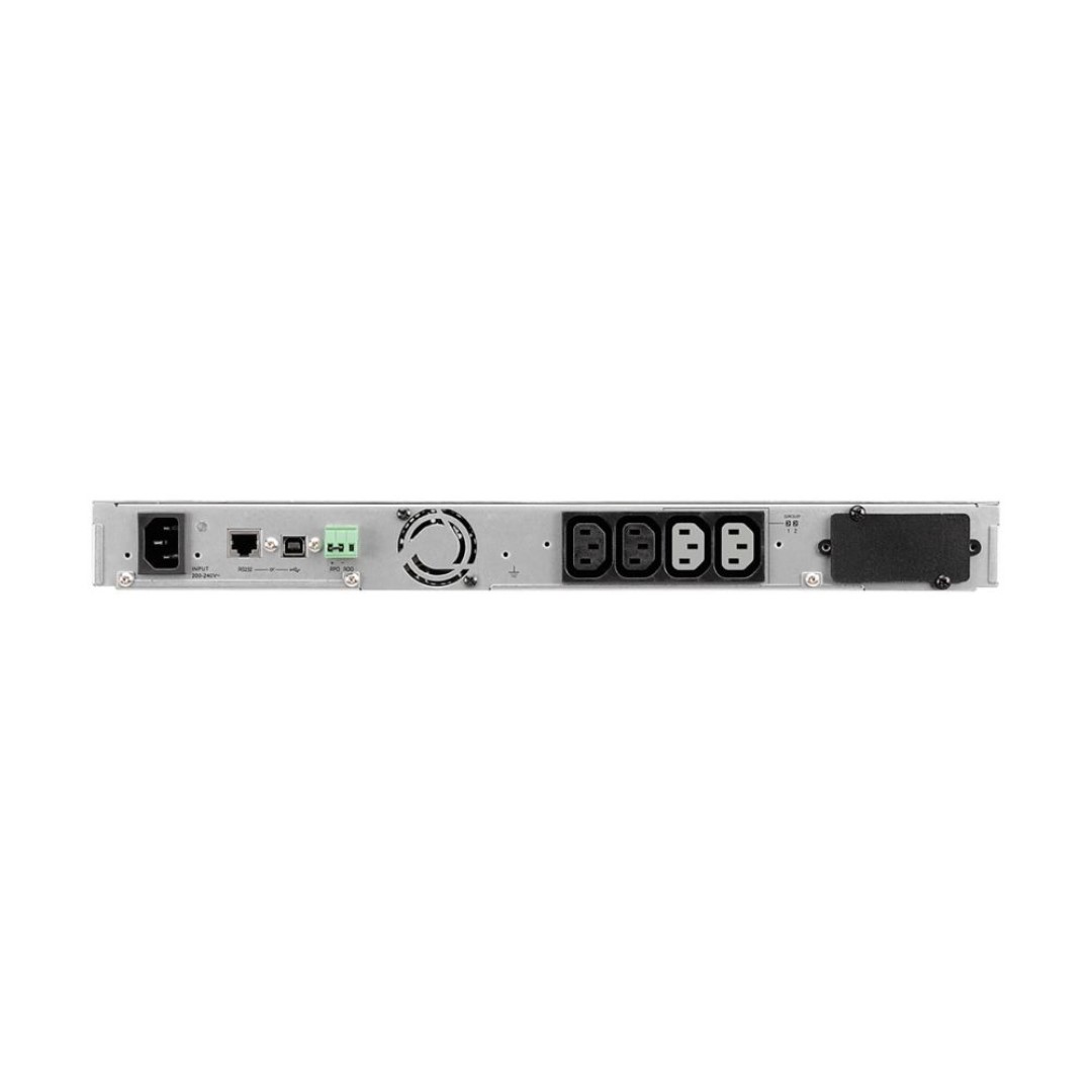 Eaton 5P UPS, 650VA, 0.42kW, Input: C14, Outputs: (4) C13, 1U Rack
