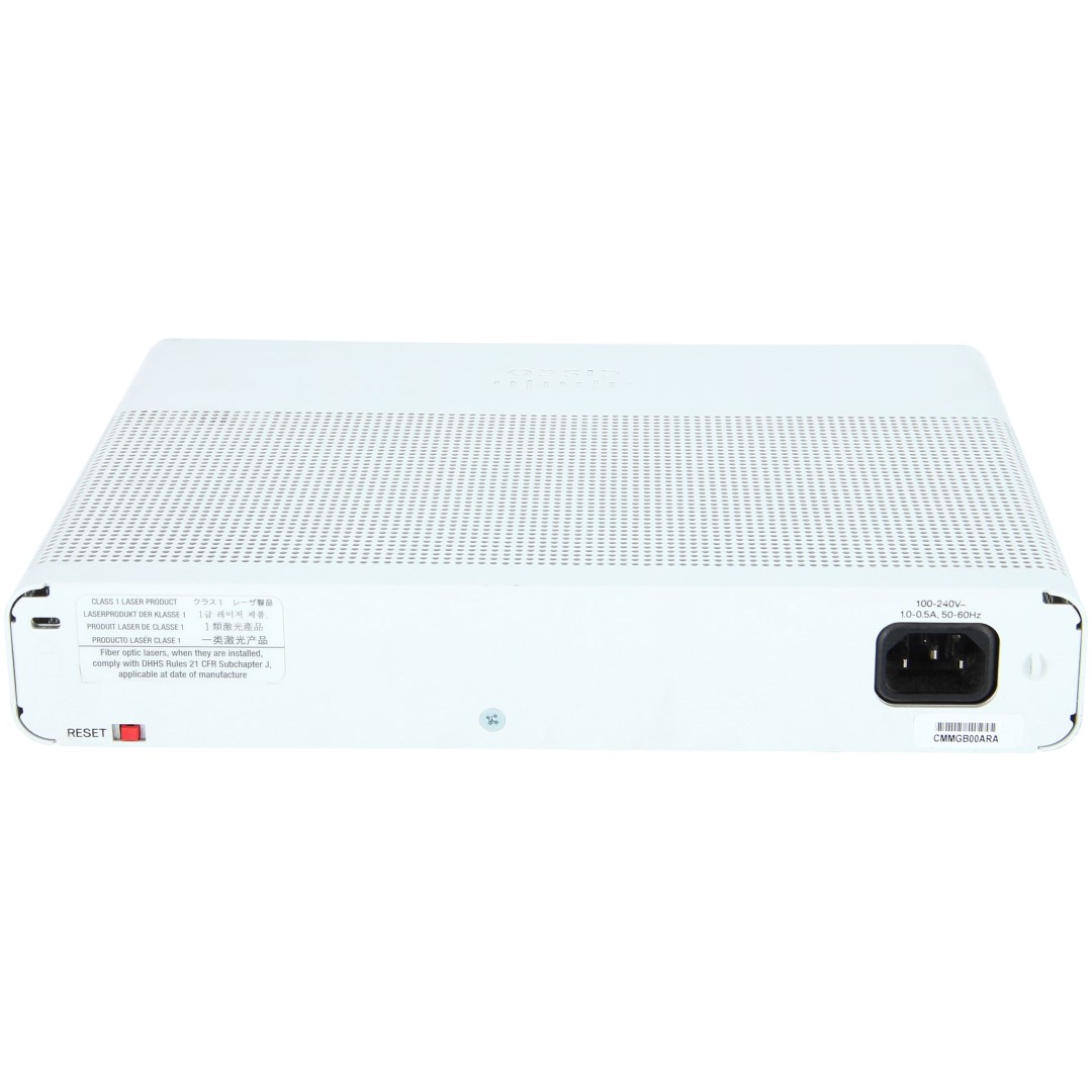 Cisco Catalyst compact switch 2960C Switch 8 10/100 FE &amp; 2x Dual Purpose Uplink (2x 1G RJ45 o 2x 1G SFP), LAN Base