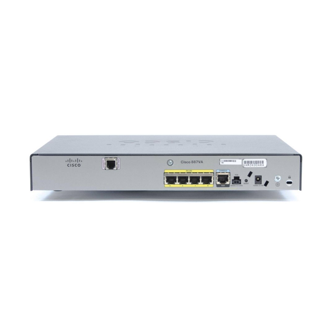 Cisco 887VA ISR router with VDSL2/ADSL2+ over POTS