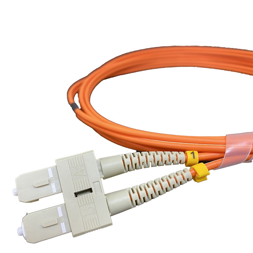 Patchcord Duplex  MM 50/125 SC/PC-SC/PC Orange 3mm 2Mt