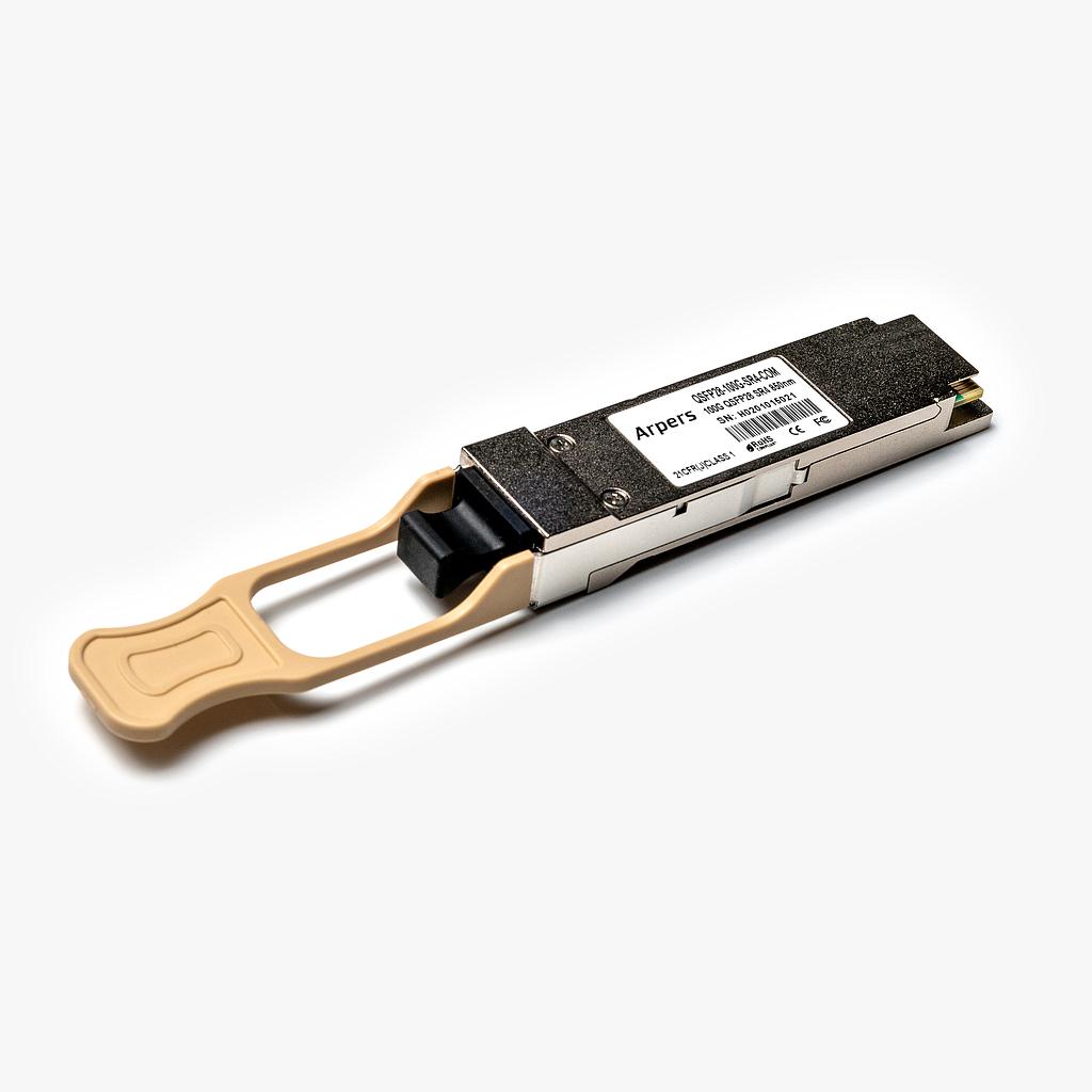 Arpers 100GBase-SR4 Optical Transceiver, QSFP28, 100G, Multi-mode (850nm, 0.1km, MPO) for Cisco
