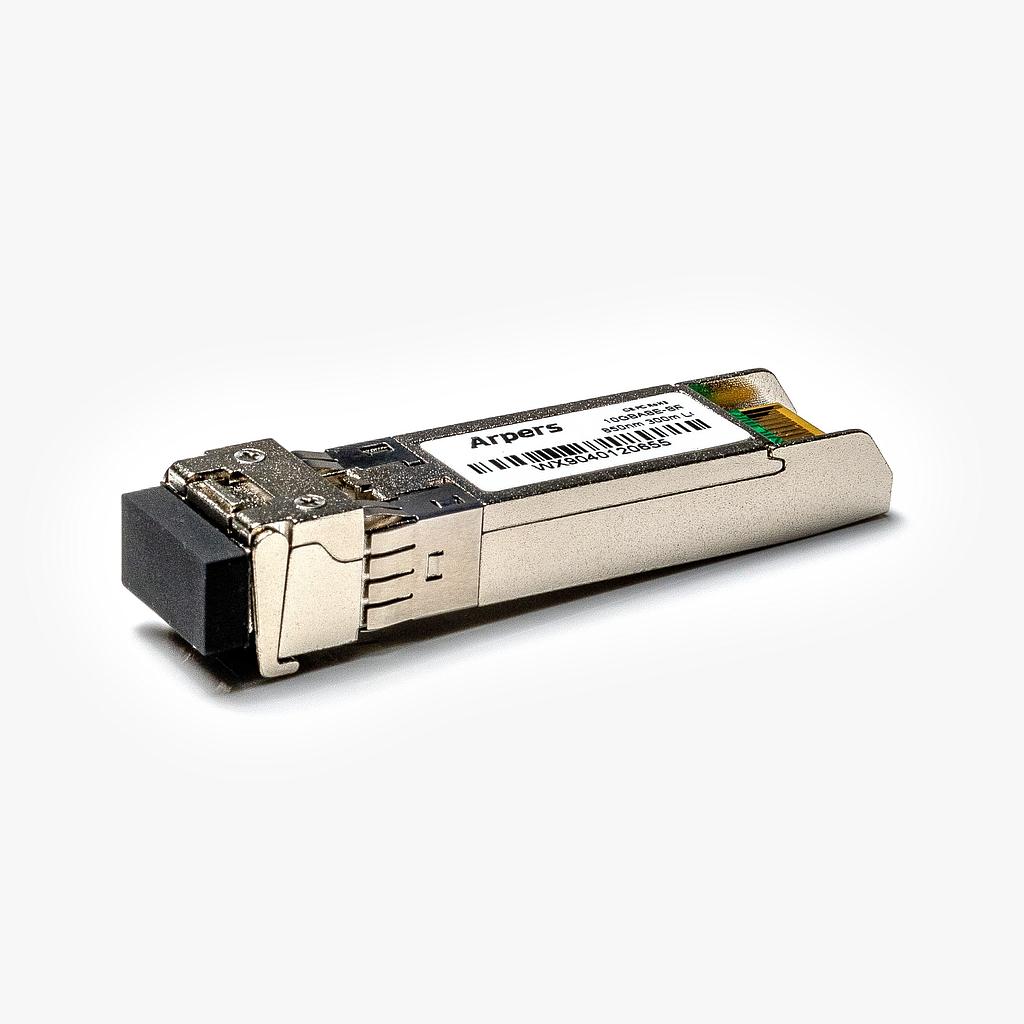 Arpers 10GBASE-SR SFP+, 850nm, MMF, 300m, LC Dúplex, DOM for Cisco (Industrial Temperature)