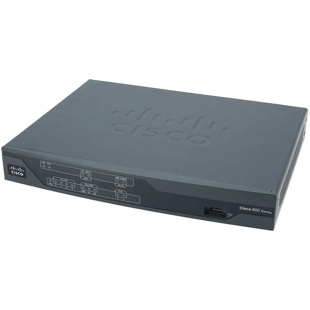 Cisco 887 ISR ADSL2/2+ Annex A Router