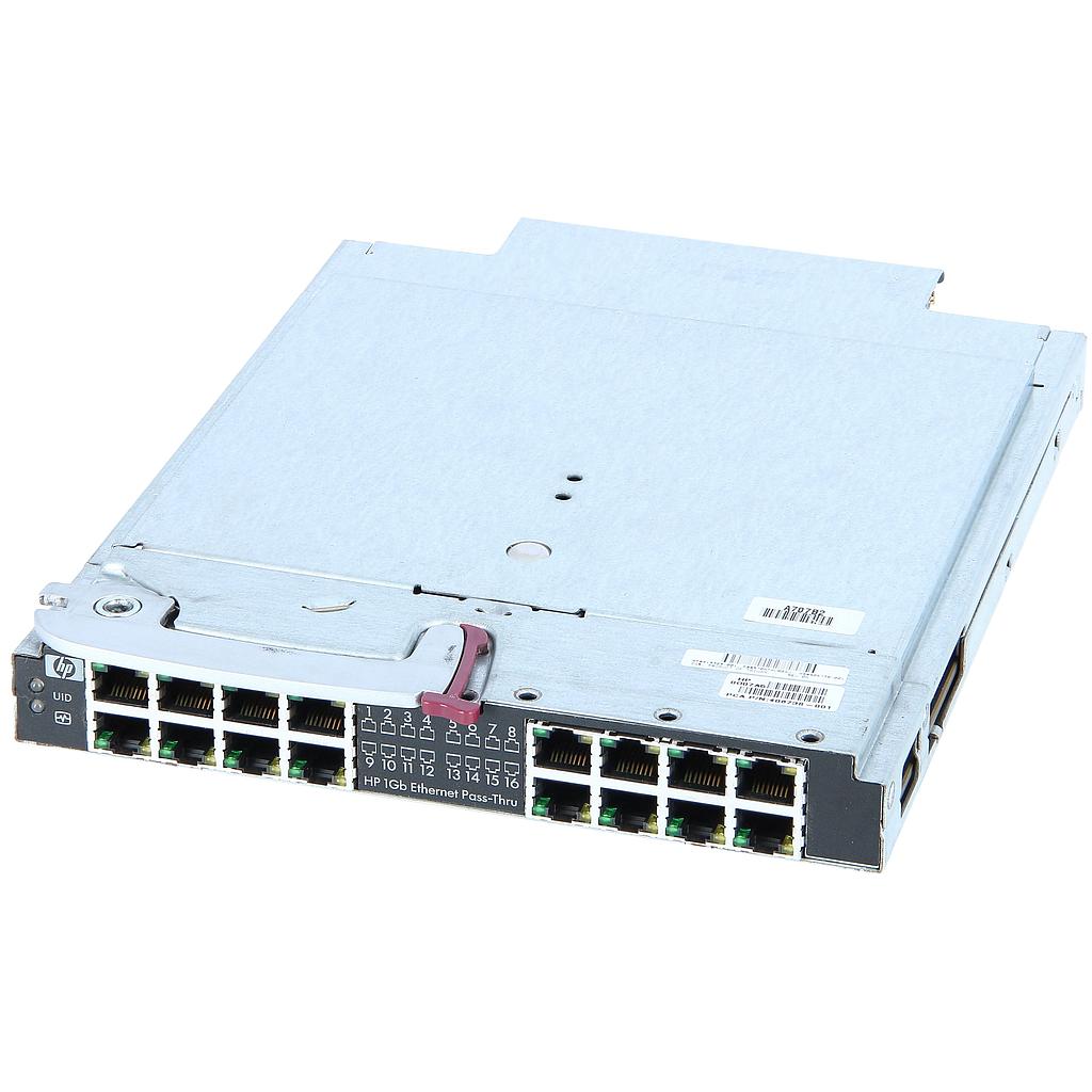 HPE 16-Port 1Gb Ethernet Pass-Thru Module for c-Class BladeSystem