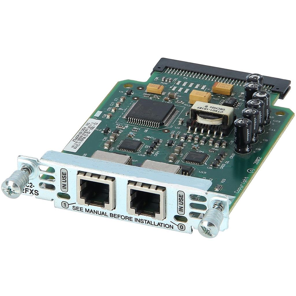 Cisco 2-port voice interface card—FXS