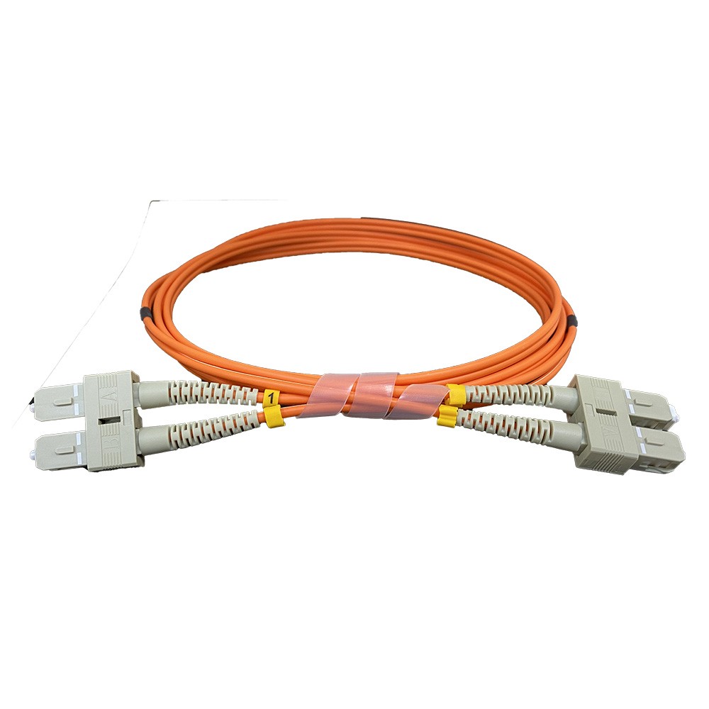 Patchcord Duplex  MM 50/125 SC/PC-SC/PC Orange 3mm 2Mt