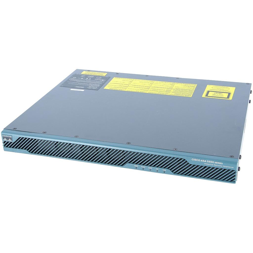 Cisco ASA 5550 Firewall Edition includes 8 Gigabit Ethernet interfaces + 1 Fast Ethernet interface, 4 Gigabit SFP interfaces, 5000 IPsec VPN peers, 2 SSL VPN peers, 3DES/AES license