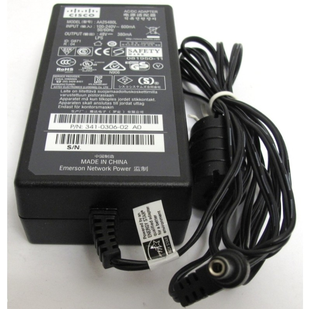 CISCO Adaptador de corriente alterna 48V