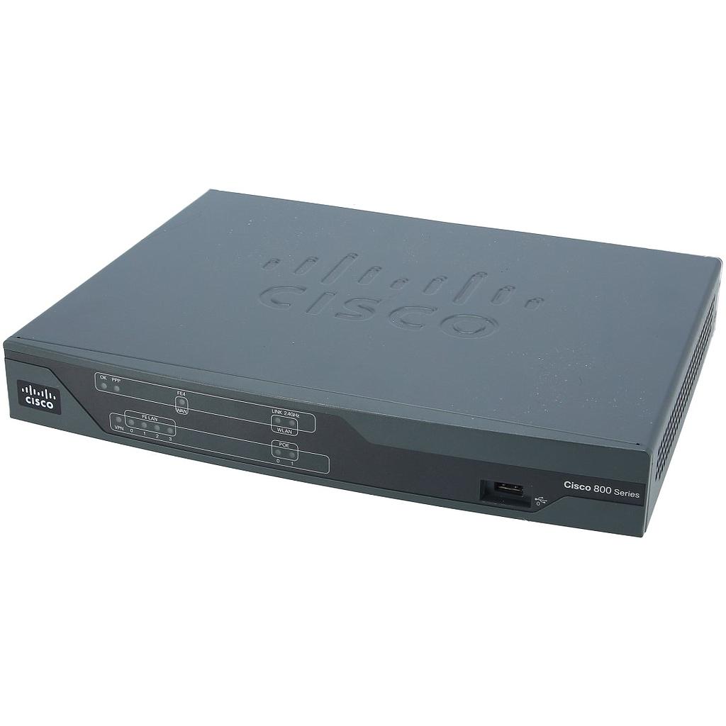 Cisco 886VA ISR router with VDSL2/ADSL2+ over ISDN