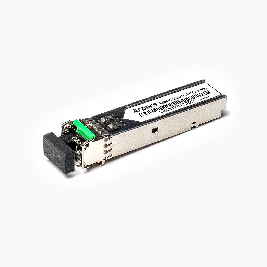 GLC-BX40-U-I-COM Arpers 1000Base-BX40-U SFP (mini-GBIC), 1310nm-TX/1550nm-RX, SMF, 40km, LC Simplex, DOM for Cisco