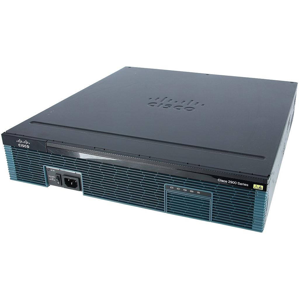 Cisco 2921 ISR Voice Bundle, PVDM3-32, UC License PAK, FL-CUBE10 router