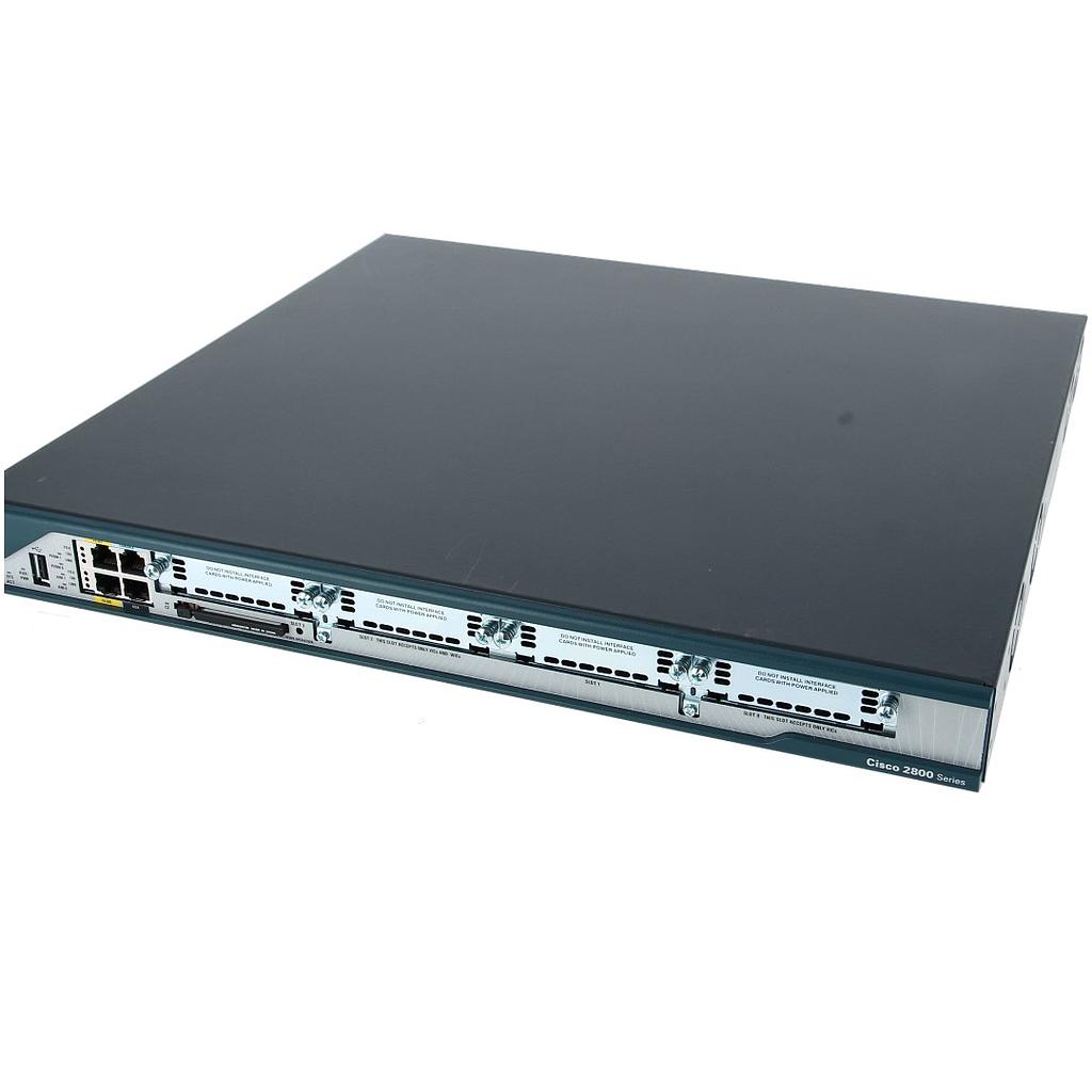Cisco 2801 ADSL Bundle with IOS SP Services, WIC- 1ADSL(ADSLoPOTS), 64 MB Flash/192 MB DRAM