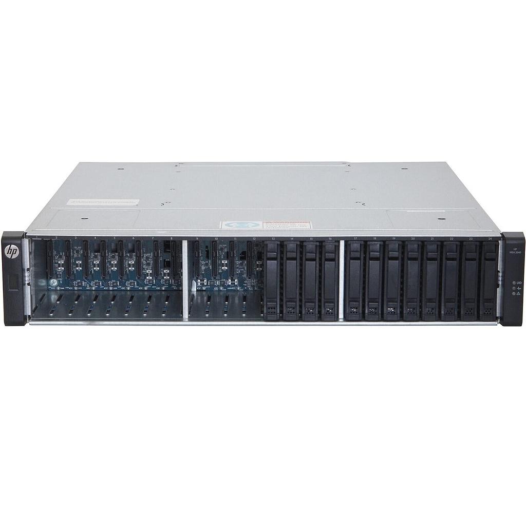HPE MSA 2040 Energy Star SAN Dual Controller (2x C8R09A &amp; 2x PSU) SFF Storage
