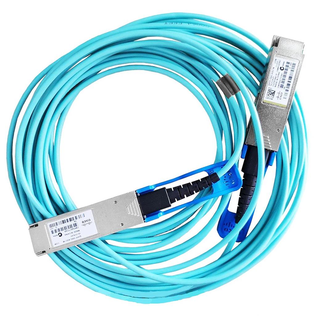 Cisco 100G QSFP Active Optical Cable, 10-meter