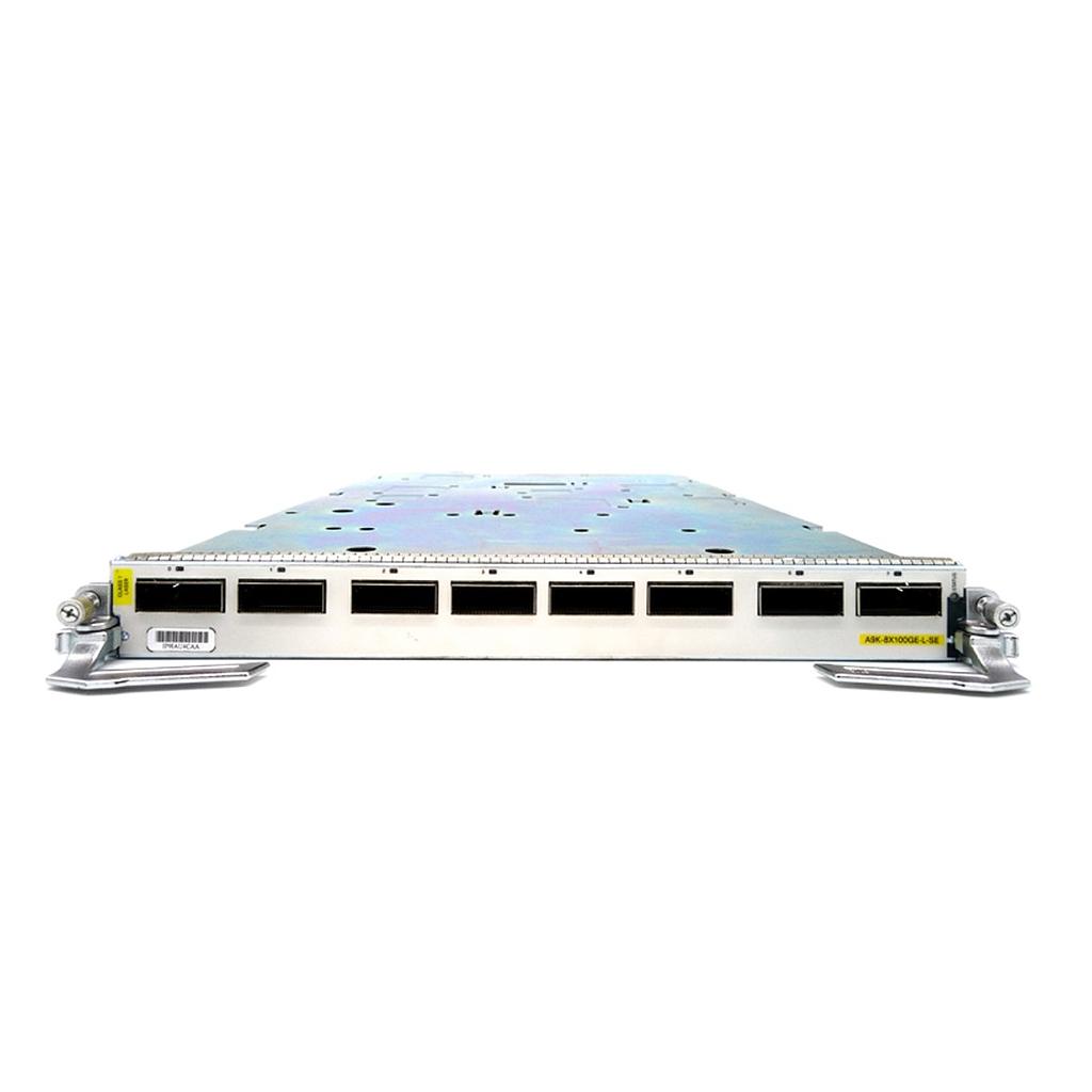 Cisco ASR 9000 8-Port 100GE Service Edge Optimized Line Card (LAN Version), requires CPAK optics