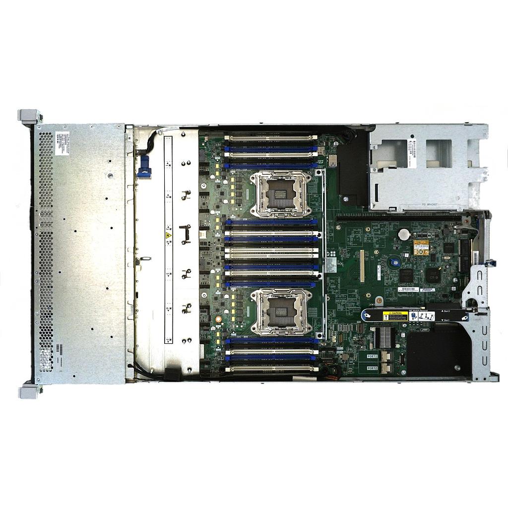 HPE ProLiant DL360 G9 4LFF CTO 1U; HPE Dynamic Smart Array B140i; HPE Embedded 1Gb Ethernet 4-port 331i Adapter; iLO Advanced - v4 Processors