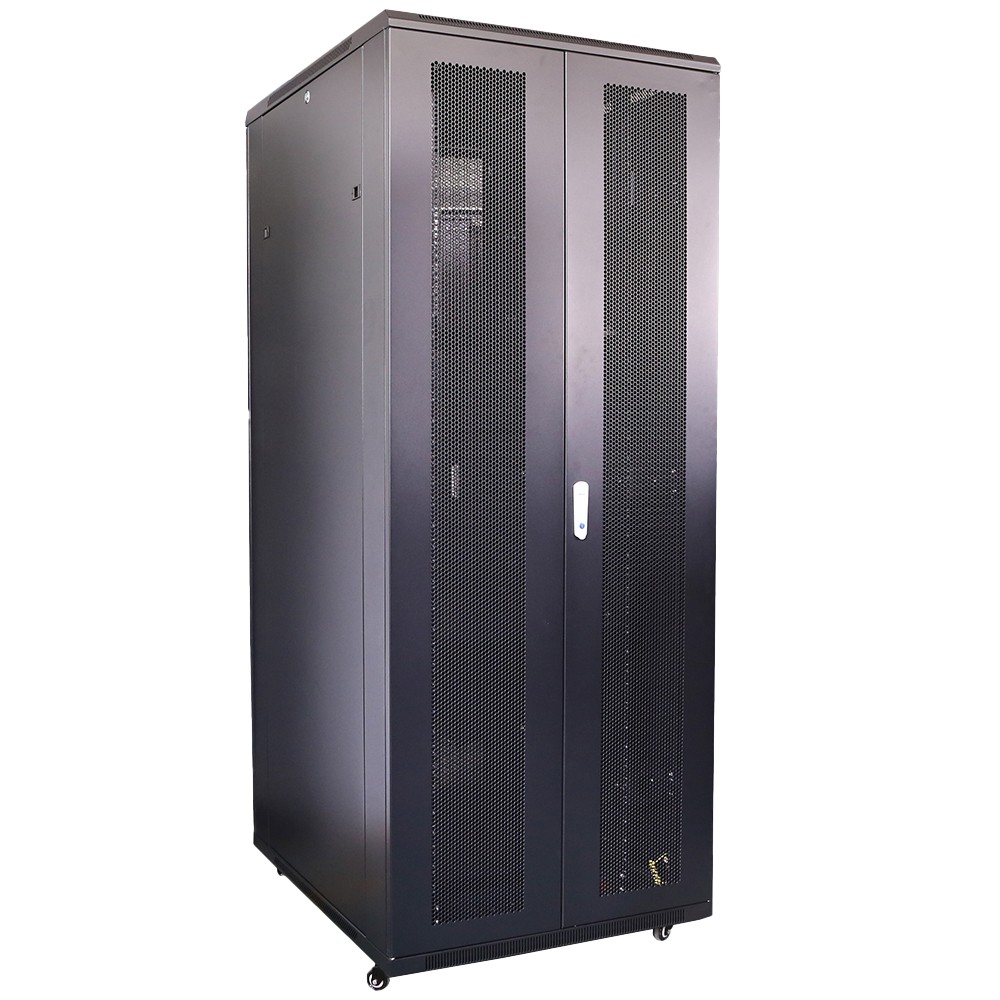 Armario Rack Suelo 19&quot; Serie GLOBAL PRO 42U, fondo 800 mm, puerta doble, con accesorios
