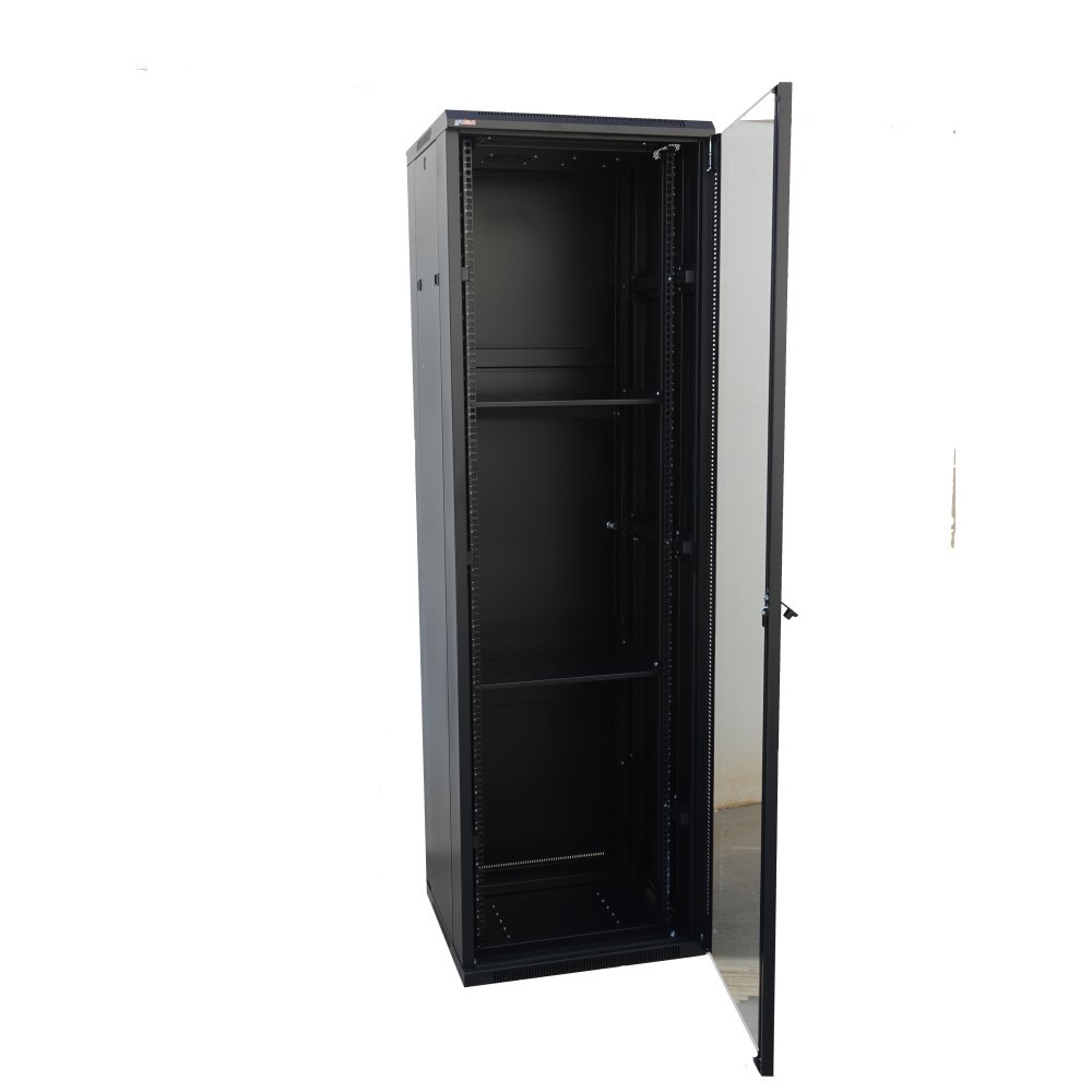 Armario Rack Suelo 19&quot; Serie GLOBAL 22U, fondo 900 mm, desmontado, con accesorios