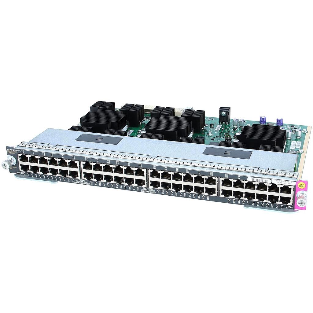 Cisco Catalyst 4500E Series 48-Port 802.3at PoEP 10/100/1000 (RJ-45) Line Card