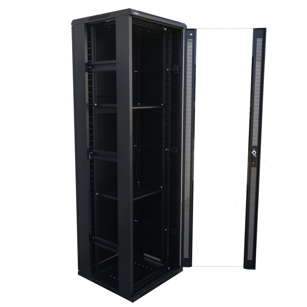 Armario Rack Suelo 19&quot; Serie GLOBAL 42U, fondo 900 mm, desmontado, con accesorios