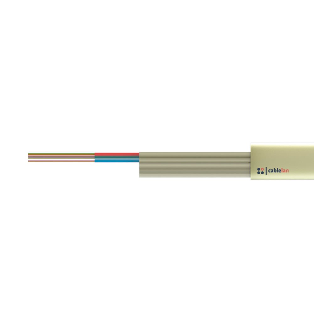Cable F.O. FTTH interior, LSZH, Dca, bobina 2000 m, 3 x 8 fibras