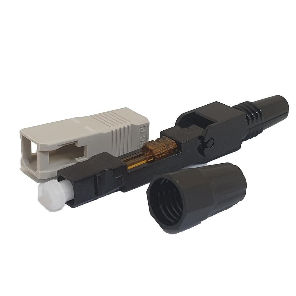 Conector mecánico SC Fast montaje rápido para fibra OM3 Multimodo 50/125 μm