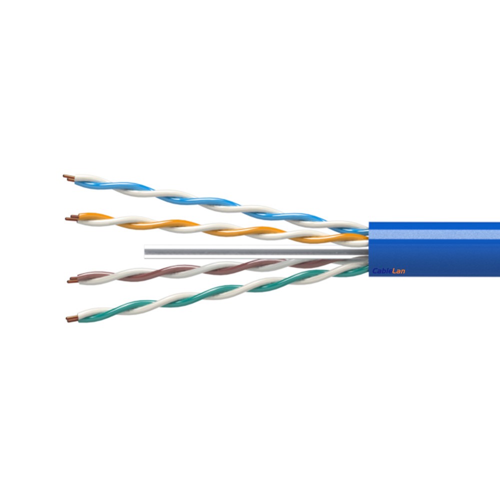 Cable interior rígido C-6A U /UTP, LSZH, Dca, caja 305 m