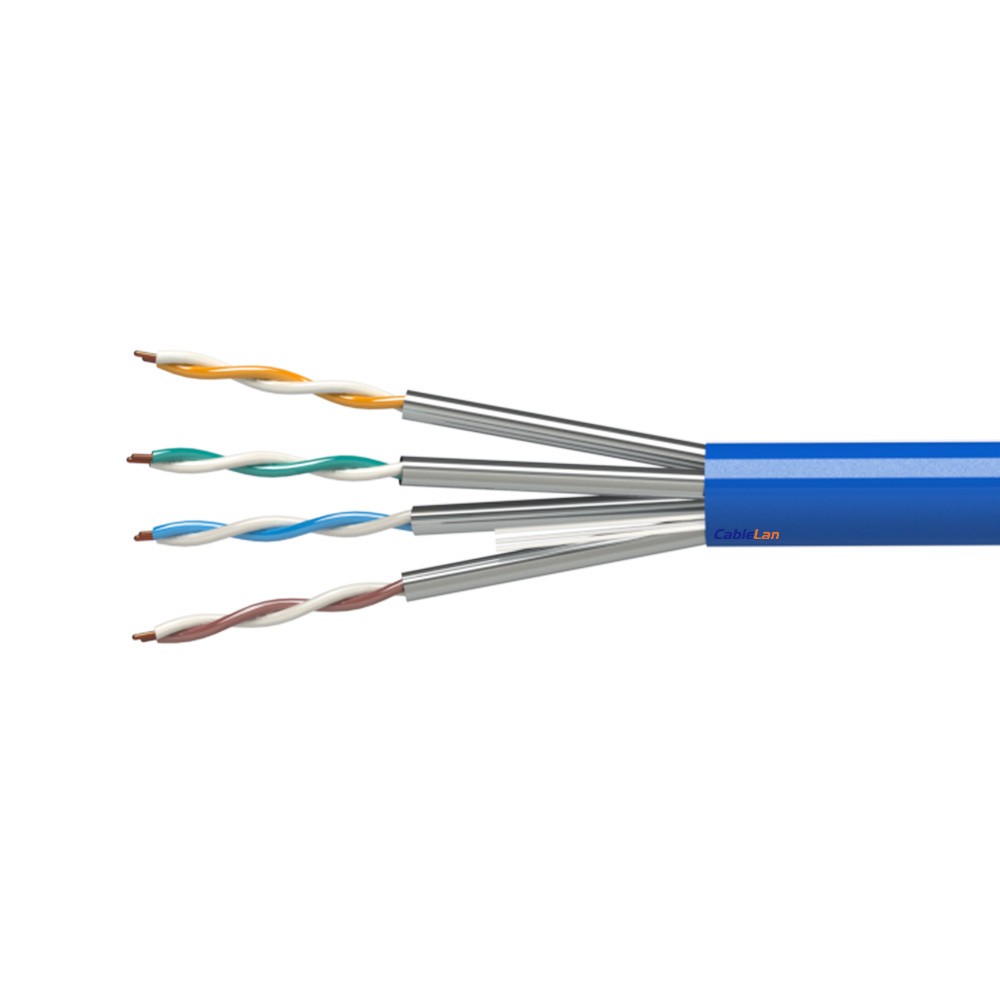 Cable interior rígido C-6 U/FTP, LSZH, Dca, caja 305 m