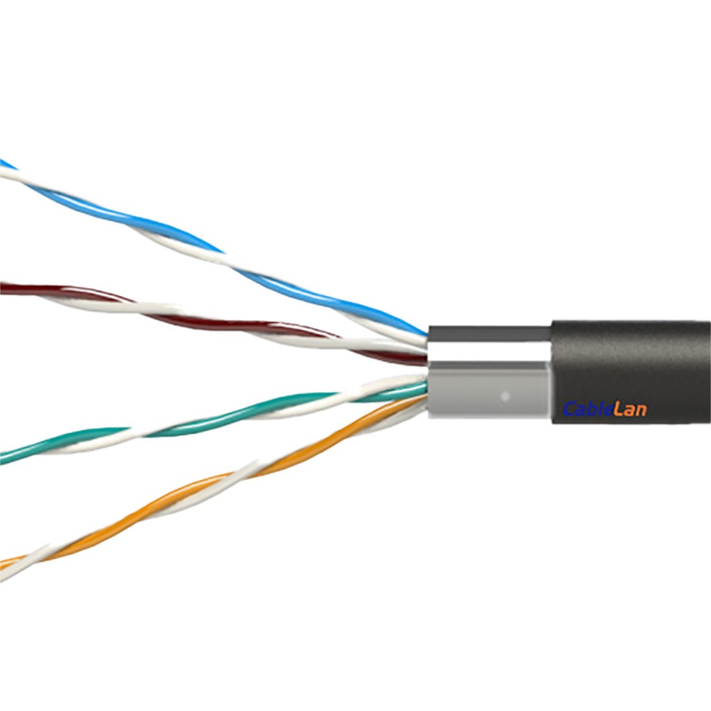 Cable exterior rígido C-5E F/UTP, PE, Fca, bobina 500 m