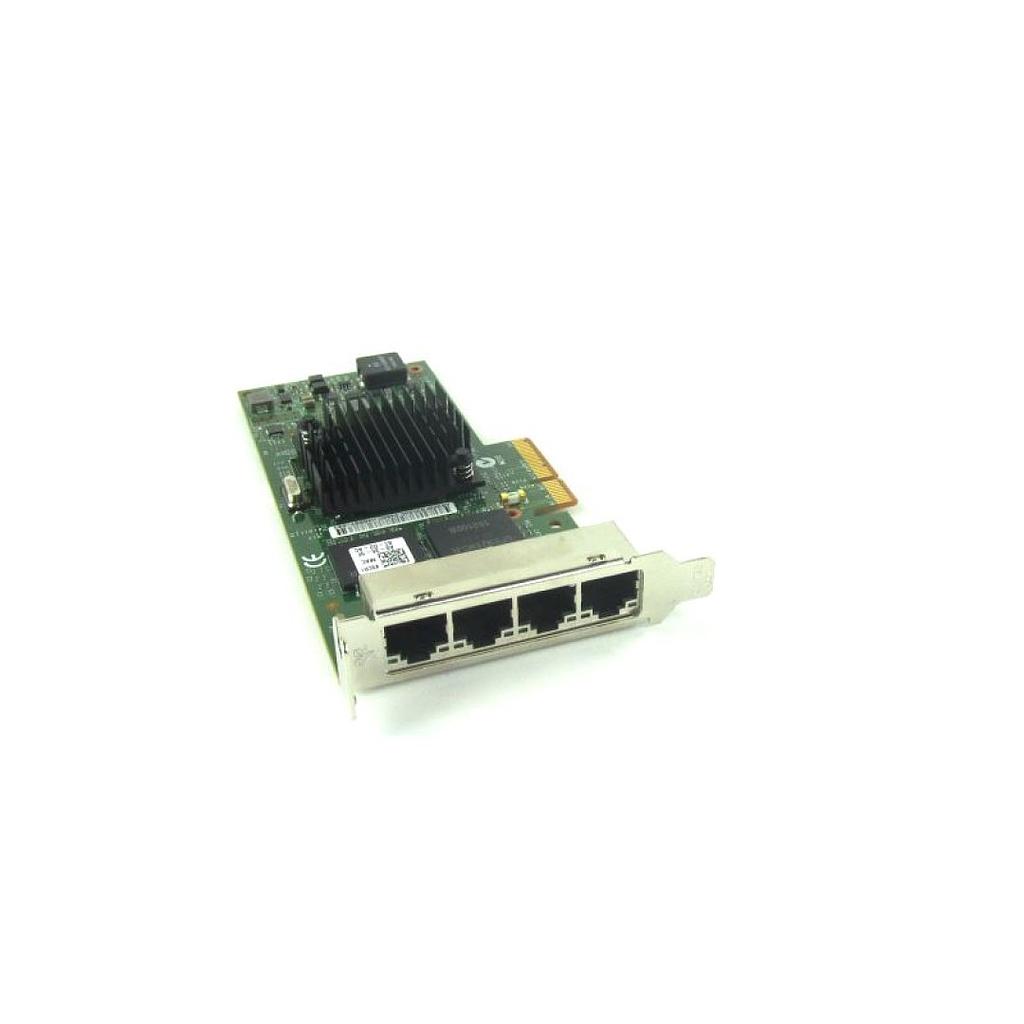 Dell Intel I350-T4 NIC 4-Port 1GB PCI-e Network Interface Card Server Adapter, with Low Profile Bracket