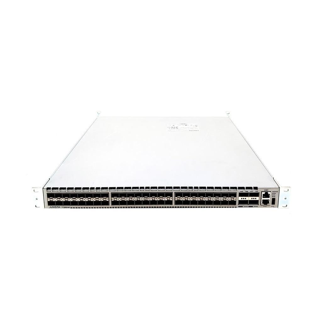 Arista 7150S, 48x1/10G SFP+ &amp; 4xQSFP+ switch, high precision clock, rear-to-front airflow, 2x AC PSU