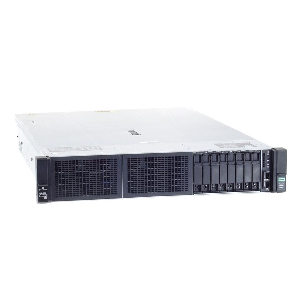 Pre-Configured HPE ProLiant DL380 G10 8SFF 2U; iLO Standard, 2 x  Intel Xeon Gold 6142 16-Cores, 512GB RAM, Smart Array P408i-a w/96W Smart Storage Battery, 2 x 600GB SAS HDD's, 534FLR-SFP+ 2-port 10Gb, 2 x 500W PSU, Rail Kit