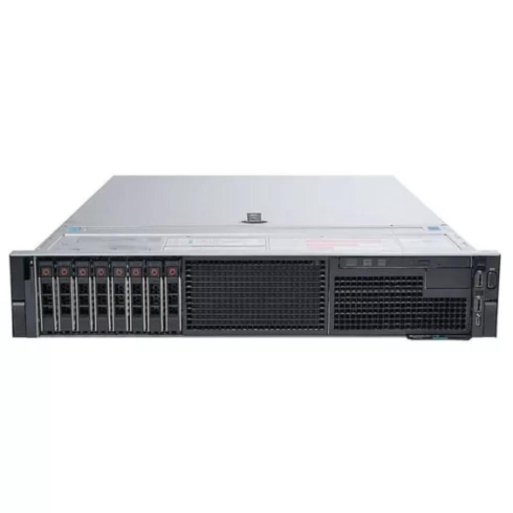 Pre-Configured Dell PowerEdge R740, 8 SFF Drive Bays, 2U; iDRAC-9 (Enterprise), 2 x Intel Xeon Silver 4110 8-Cores, 32GB RAM, PERC H730P 2GB Cache 12Gbps Mini Mono SAS/SATA Raid, 2 x 300GB SAS HDD's, 5720 rNDC Quad-Port 1Gb, 2 x 495W PSU, Rail Kit