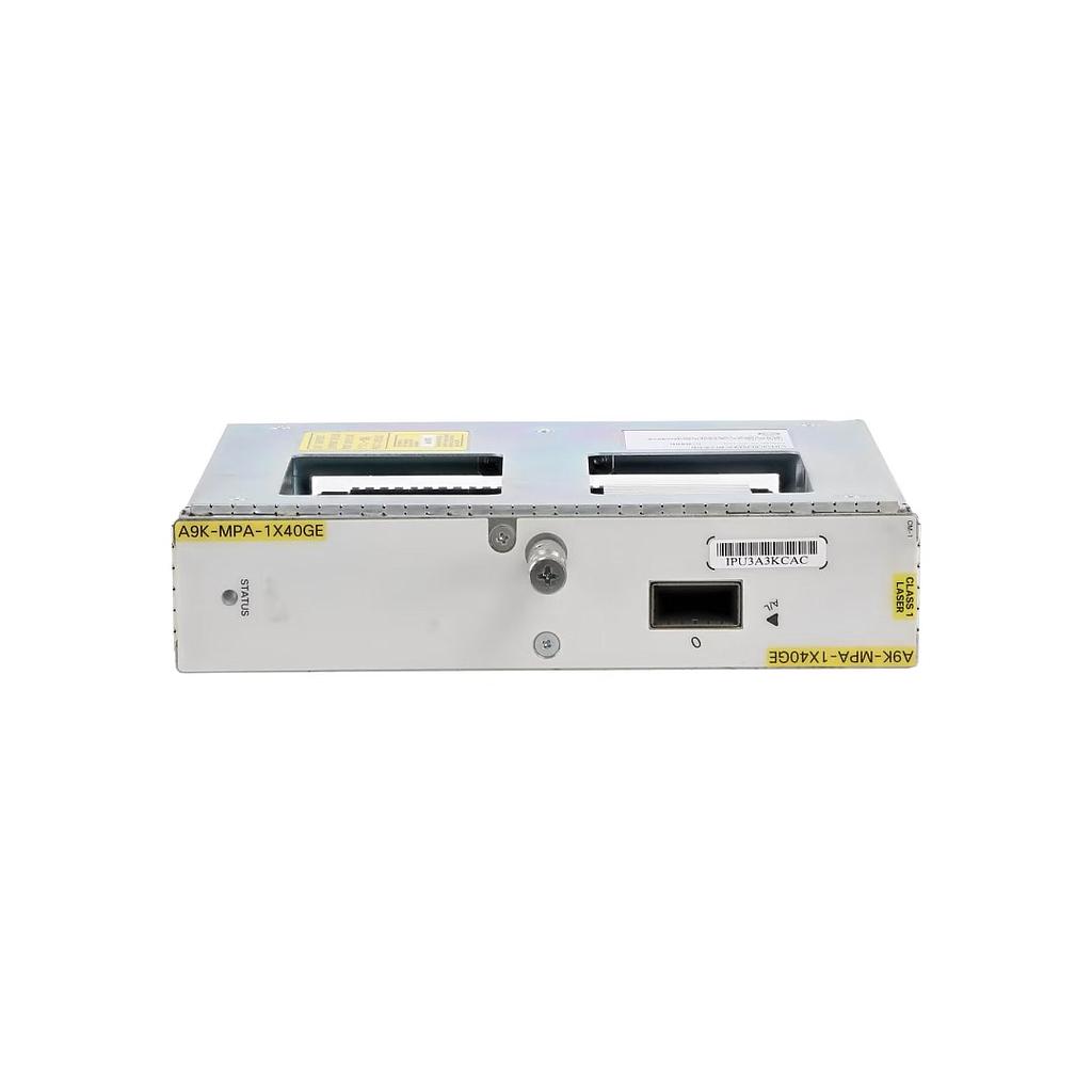 Cisco ASR 9000 1-port 40-Gigabit Ethernet Modular Port Adapter, requires QSFP optics