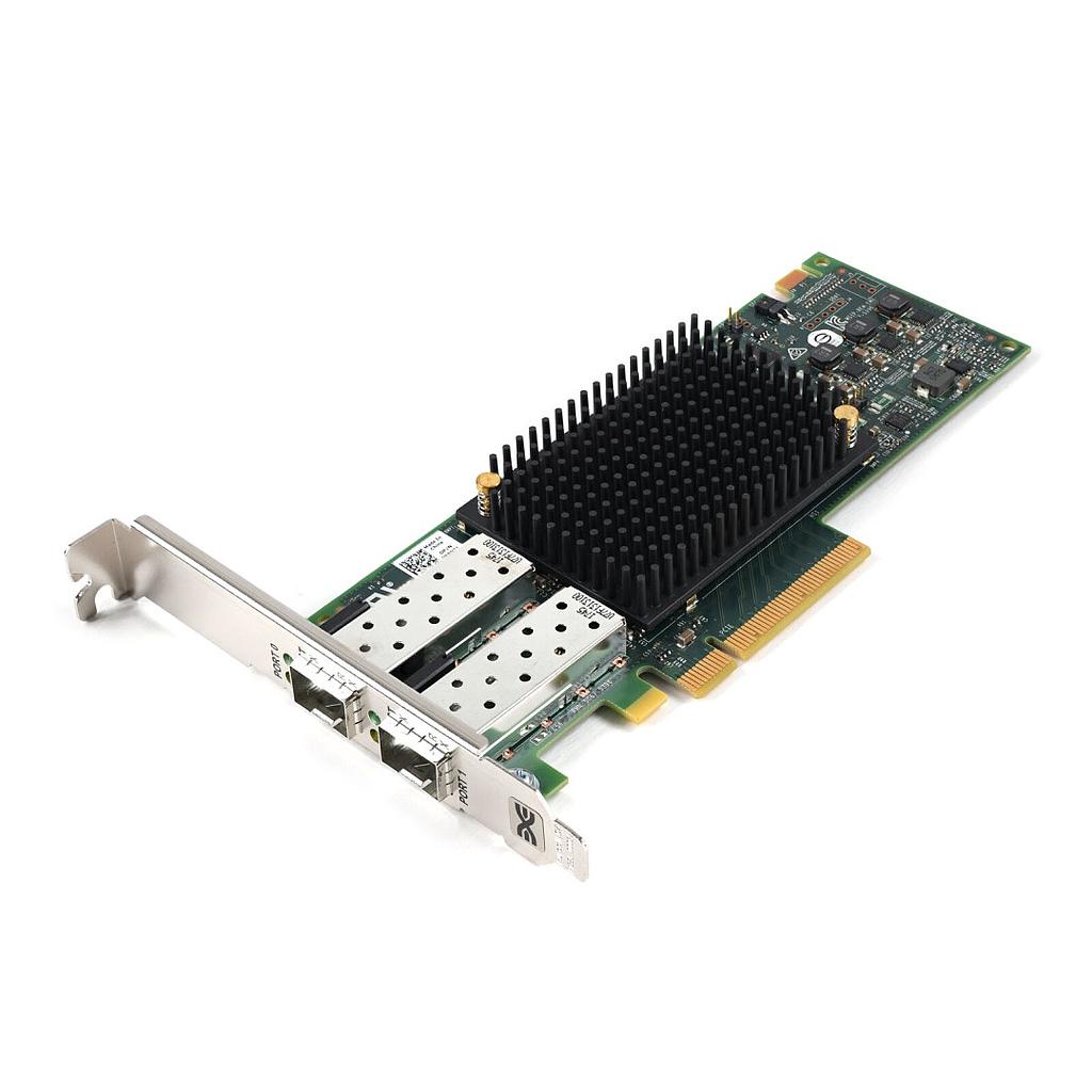  Dell Emulex LPe31002 HBA Dual Port 16Gb Fibre Channel PCIe Host Bus Adapter, w/ High Profile Bracket