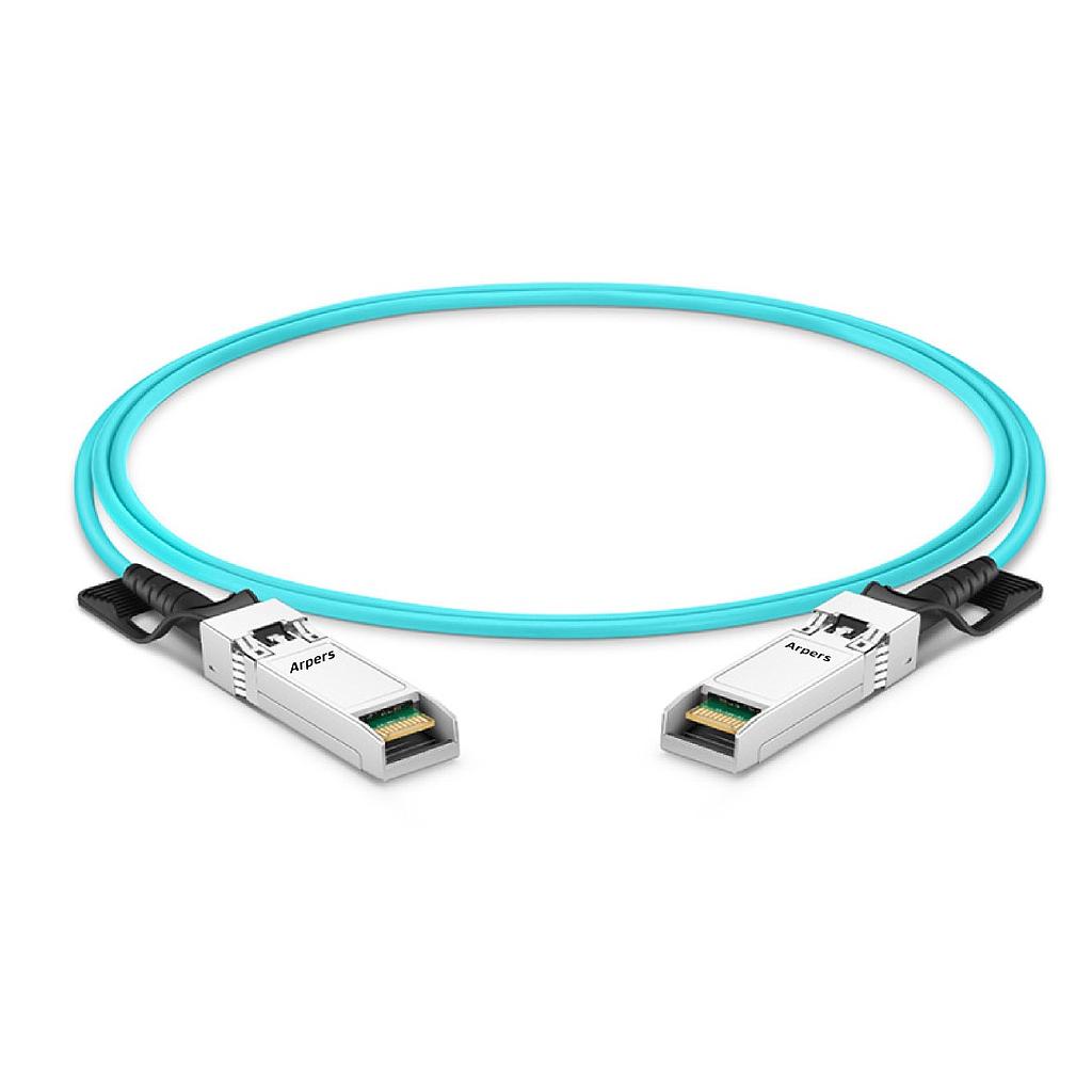 Arpers 10GBase-AOC SFP+, 5m, Cable óptico activo (AOC) compatible with Cisco