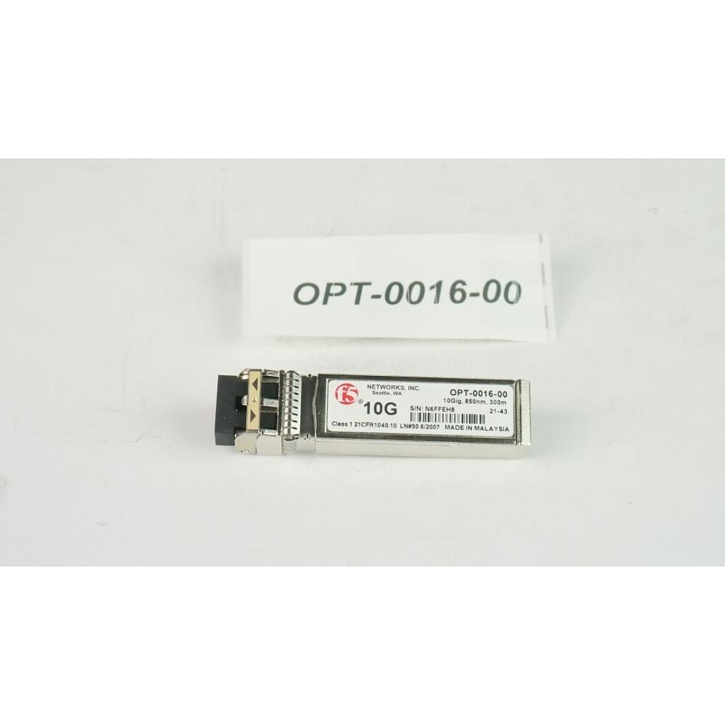 F5 Networks 10GBase-SR SFP+ (Short Range) 10G Ethernet Transceiver with DDM