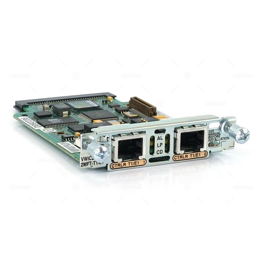 Cisco 2-Port Multiflex Trunk Voice/WAN 2nd Generation Interface Card - T1/E1