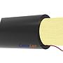 Cable F.O. OS2 exterior dieléctrica, PE, Fca, bobina 2000 m, 1 x 12 fibras
