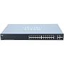 Cisco Small Business 220 Series SG220-26P Smart Switch, 24-Port 10/100/1000 PoE+ with 180W power budget & 2 Gigabit RJ45/SFP combo ports