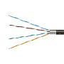 Cable exterior rígido C-5E F/UTP, PE, Fca, caja 305 m
