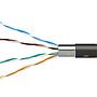 Cable exterior rígido C-5E F/UTP, PE, Fca, bobina 500 m