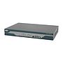 Cisco 1801 ISR ADSL over POTS router with 8-port 10/100BASE-T switch, ISDN S/T backup, Cisco IOS Advanced IP Services, 32 MB Flash, and 128 MB DRAM